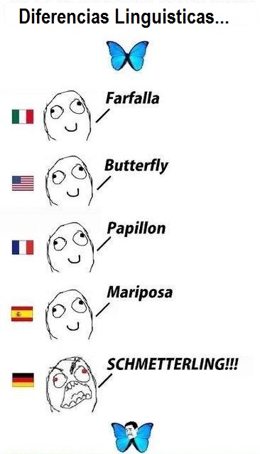 Bildresultat för diferencia linguistica  mariposa
